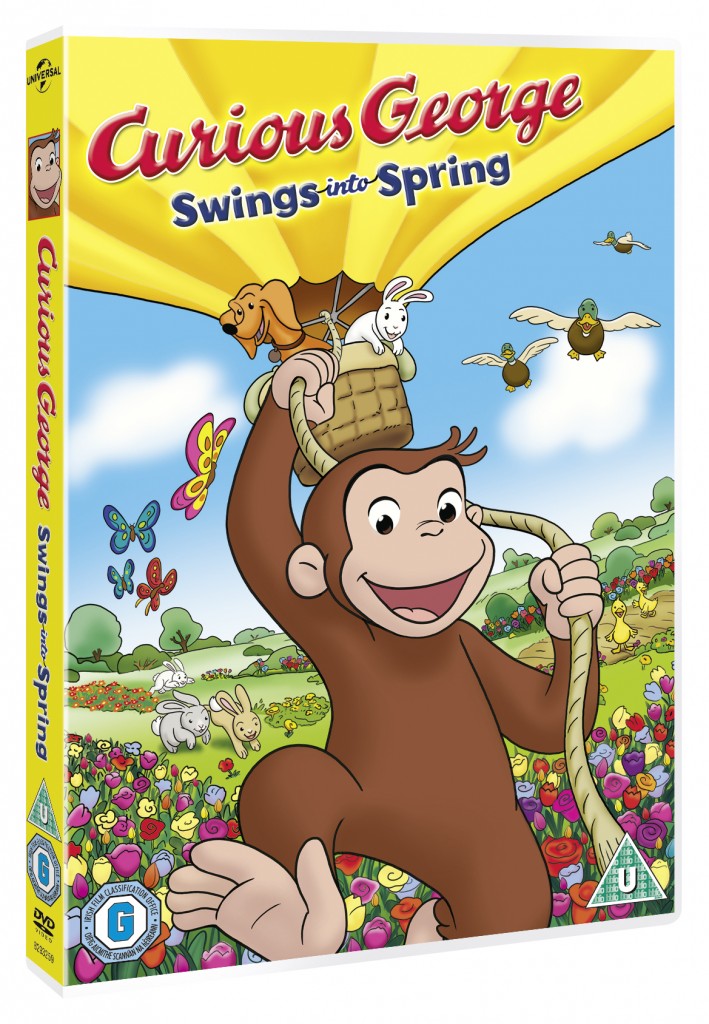 Win 1 of 3 copies of new DVD 'Curious George Swings into Spring'